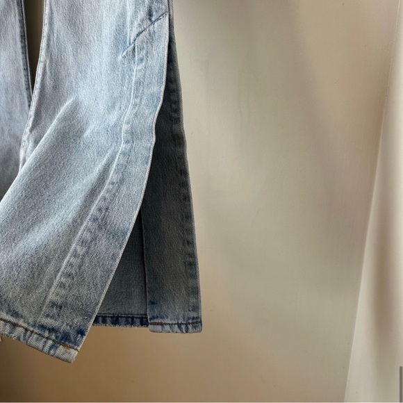 LEVI’S-BLUE Ribcage Split Flare Jeans (Size:27) - Picture 10 of 14